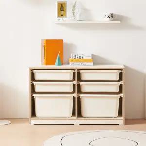 [우아미가구]티현 모듈 수납박스 와이드 수납장 560