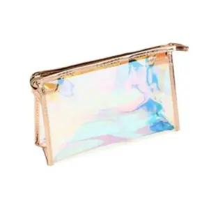 [라일리] Rly 반투명 투명 파우치 오로라 홀로그램 파우치 메이