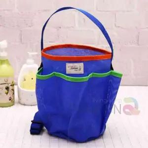 [라일리] Rly 원형 메쉬 가방 목욕가방 바캉스가방 매쉬수영가방