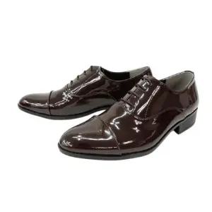 [라일리] Rly 반짝이는광택 발편한 구두(브라운) 우레탄창 정장