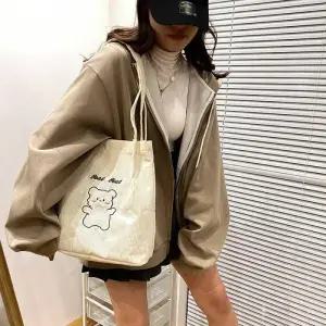 [라일리] Rly BS 골덴 코듀로이 베어자수 캔버스백 숄더백 S