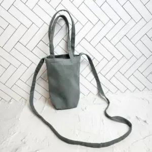 [라일리] Rly 가벼운 캔버스 물통 가방 캐주얼 텀블러 크로스