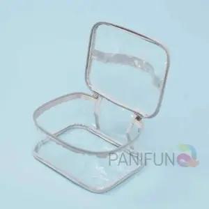 [라일리] Rly 방수 투명파우치 실버 여행용파우치 비치가방 사각