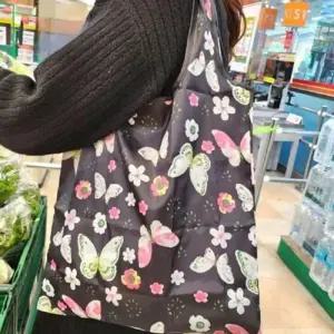 [라일리] Rly 폴딩 휴대용 장 바구니 나비 접이식 장 바구니