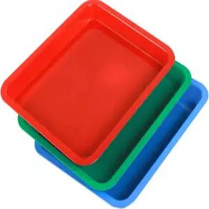 시안형 현상 고정 장치 8x10용 암실 인쇄 필름 사진 용지 트레이 3개 세트