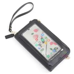 [라일리] Rly 창 핸드폰가방 블랙 미니핸드폰가방 휴대폰가방 휴