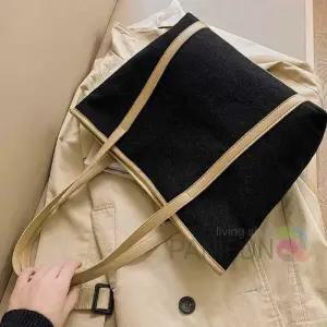 [라일리] Rly 모모 숄더백 블랙 기저귀가방 보조가방 학원캔버스