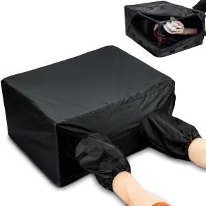 필름 체인지 현상용 JJC 암실 텐트 이중층 광 차단 원단으로 분리 가능한 백