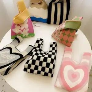 [라일리] Rly 니트 토트백 손목가방 F 0 이너백 파우치 손목