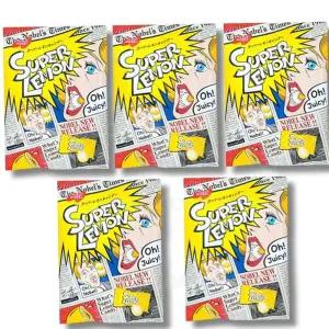 캔디 슈퍼레몬 레몬 슈퍼 신 88g 5개 간식 사탕