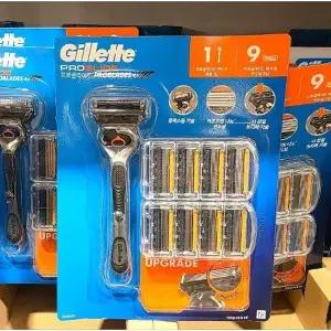 코 스트코 질레트 프로글라이드 면도기세트 본체1개+날 9개