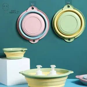 접이식 듀올 폴딩대야 고무다라이 세수대야 세차 캠핑_24632481