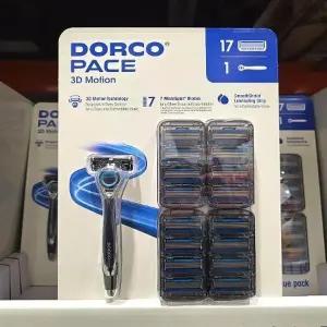 코 스트코 도루코 페이스 3D모션 면도기세트본체1개+날 17개