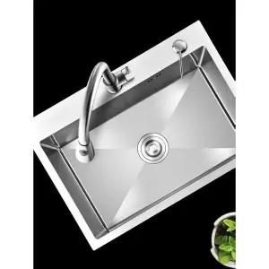 스텐 싱크볼 600 매립형 사각씽크볼 사각 개수대 씽크볼