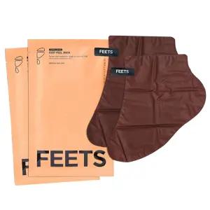 유칼립투스와 라벤더가 포함된 피트 풋 필 마스크 (2팩) 각질 제거 및 남녀에게 완벽 건조하고 거칠며