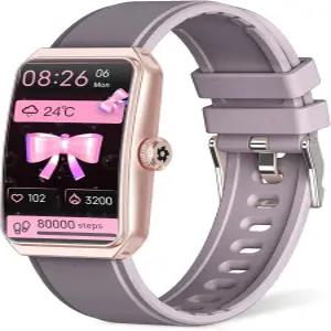 24시간 연중무휴 심박수 혈중 산소 수면 추적기 방수 피트니스 시계 스텝 트래커가 있는 활동 여성 남성용