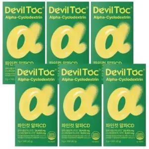 [단비] 데빌톡 파인컷 알파CD 14포 x 6개