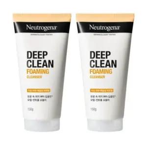 뉴트로지나 딥클린 포밍 클렌저 150g x2개