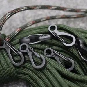 미니클립 10개 장비 생존 스프링 클립 캠핑 후크 버클_24633035