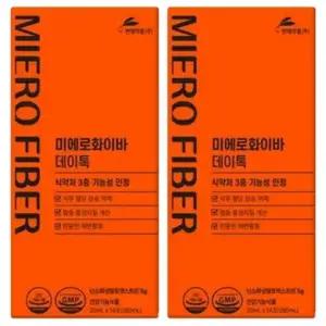 [단비] 현대약품 미에로화이바 데이톡 14포 x 2박스
