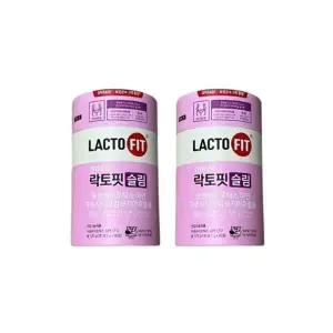 종근당건강 락토핏 슬림 유산균 프로바이오틱스 60포 2통