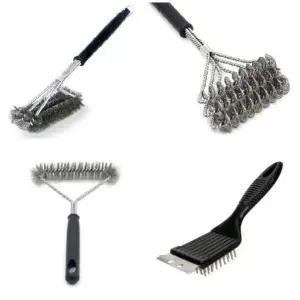 바베큐브러쉬 그릴 청소 도구 와이어 스틱 캠핑 파티_24633156