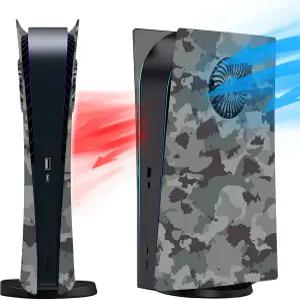 PS5 콘솔용 냉각 통풍구가 있는 디지털 에디션 페이스 플레이트 PlayStation 5 액세서리용 커버 쉘 패널