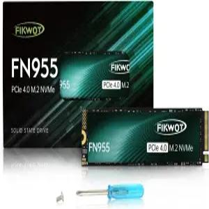 Fikwot FN955 1TB NVMe SSD M.2 2280 PCIe Gen4x4 최대 7300MB/s 3D NAND TLC 플래시 내부 솔리드 스테이트