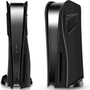 디스크 에디션용 SIKEMAY PS5 콘솔 커버 플레이트 플레이스테이션 5 액세서리 페이스플레이트 쿨링 팬