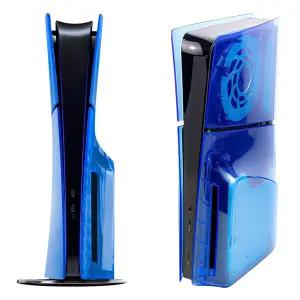 PS5 플레이스테이션 5 슬림 디스크 에디션 팬 통풍구가 있는 대체 쉘 게임 액세서리 하드 충격 방지 ABS