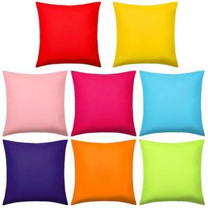 프리바운 8개 18 x 인치 침실 정원용 색상 컬러 쿠션 장식용 베개 파티오 혼합 (커버 케이스 사각형 커버 신선한 전용) 컬러풀 솔리드 교실 소파