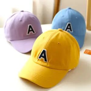 야구모자 A캡 봄 유아 캡모자 어린이 가을 귀여운모자 아동 자외선차단 준캡 알파벳 여름