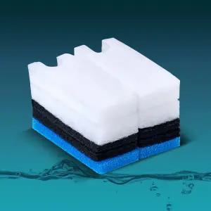 20-40갤런 어항 또는 거북이 수조(180GPH) 초조용한 다단계 여과 필터 저수위 수조(교체 카트리지)용 수조