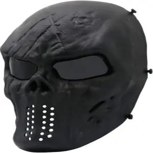 가면극 할로윈 코스프레 영화 소품 및 기타 야외 활동을 위한 푸딩스테이션 풀페이스 에어소프트 마스크