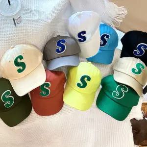 사계절 가을 여름 야구모자 준캡 S숫자캡 어린이 자외선차단 유아 귀여운모자 캡모자 아동 봄