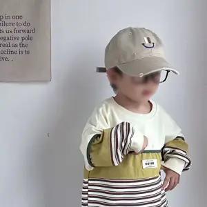 아동 챙모자 가림막 가을 준캡 여름 빈티지스마일캡 자외선차단 유아 야구모자 어린이 봄 귀여운