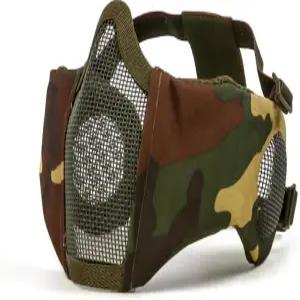 에어소프트 저격수 같은 전술을 좋아하는 선수를 위해 메시 마스크 페이스 페인트볼 착용