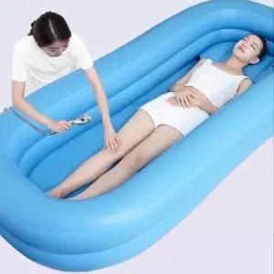 환자용 튜브 목욕침대 어르신 노인 장애인 목욕보조 도구 샤워 보호사 간병인