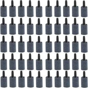 50팩 1인치 수족관 에어 스톤 실린더 버블 에어레이터 디퓨저 어항 버블러 펌프 액세서리 하이드로포닉스