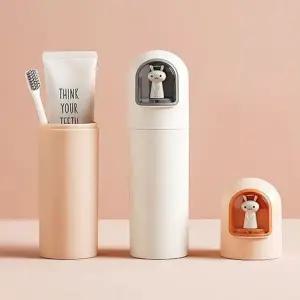 치솔 케이스 캐릭터 달토끼 휴대용 예쁜 칫솔 보관함_24640969