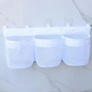 다용도 욕실 장난감 정리함 부착형 수납함 수납포켓 정리망