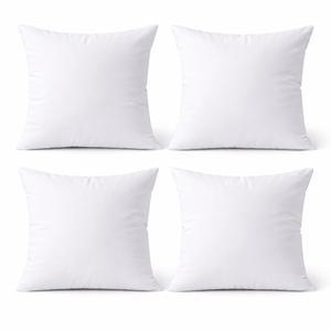 파보르누스 18 x 던지기 베개 18인치 침대 저자극 장식 소파 세트 사각형 삽입물 4개 및 의자용