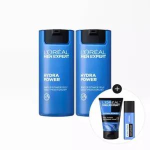 [로레알파리] 맨 이드라파워 수분 올인원 50ml 2개+클렌징폼 50ml+올인원 22ml(랜덤)