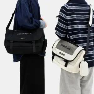 [모로엠] 메쉬 로고 크로스 메신저백 DMC-BA-QES7103