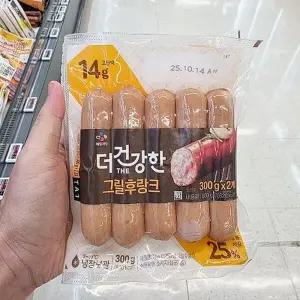 CJ 더건강한 그릴 후랑크 300g x 2개 아이스박스포장 202903