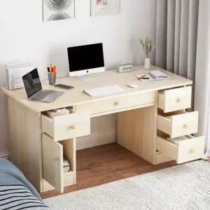 원목 컴퓨터 책상 PC 거실 학생용 콘솔 서재 데스크 학생