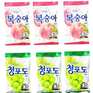 과일사탕세트 복숭아캔디 청포도캔디 간식