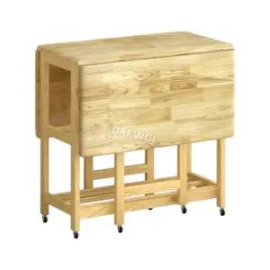 이동식 접이식 테이블 공간활용 식탁 주방 6인용 확장형