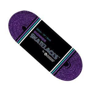 본트 스케이트 8mm 쉬머 레이스 - 79인치 96인치 108인치 훈제 자수정 보라색