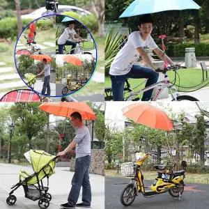 쌍문상회 비오는날 유모차 자외선차단 양손이 편한 우산거치대 햇빛가리개 휠체어용품